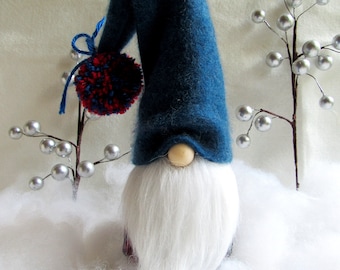 Gnome| Repurposed Cashmere |Tiered Tray Decoration| Holiday Gnome|Winter Home Decor |Holiday Home Decor| Gnome Gift