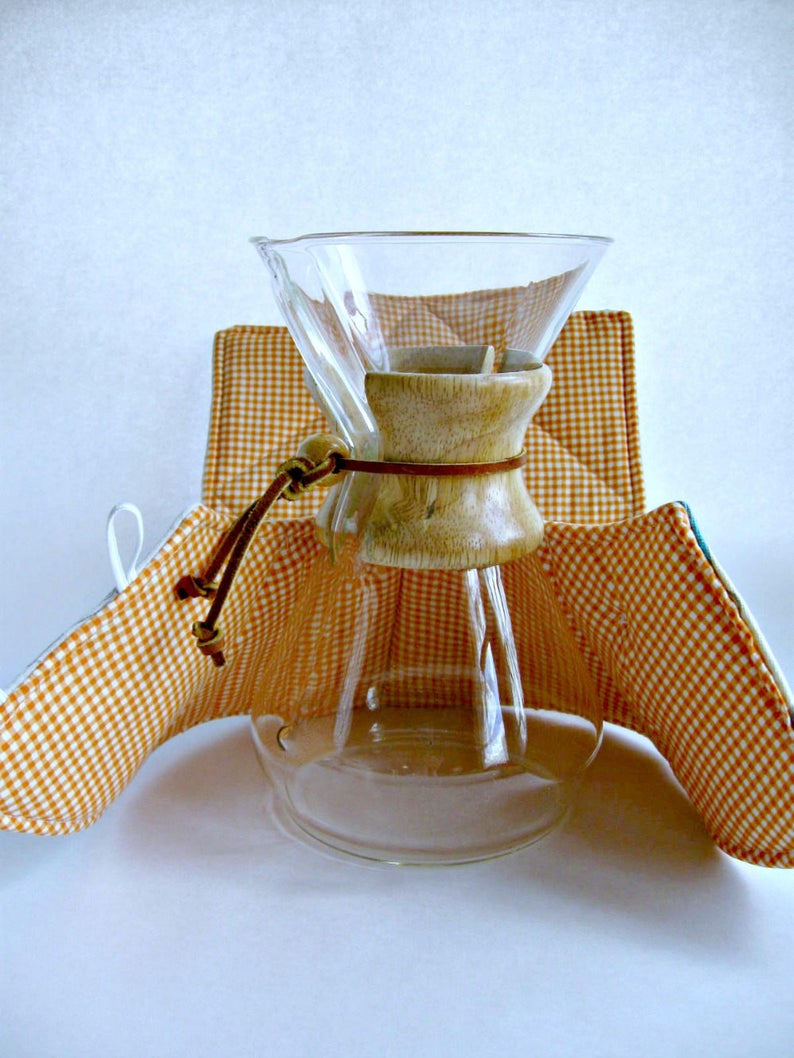 Chemex Cozy and Warming Pad Set 3 6 810 Cup SizesPremier Etsy