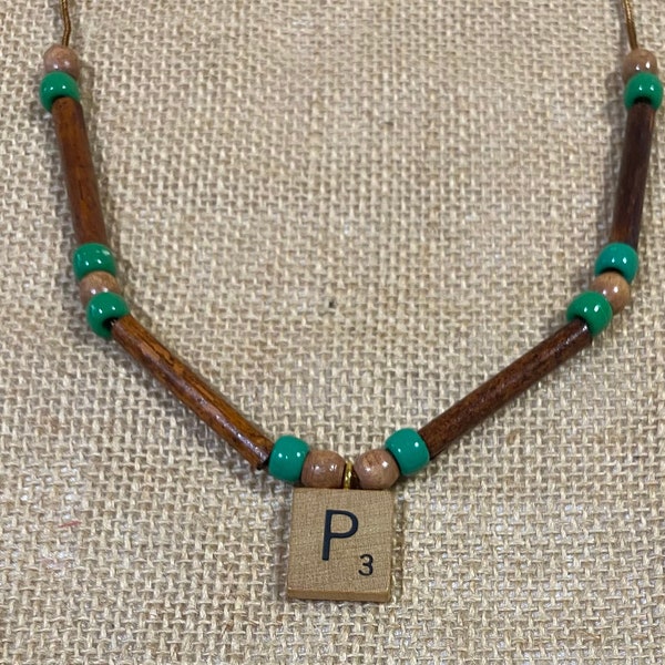 Scrabble Tile Beads Etsy
