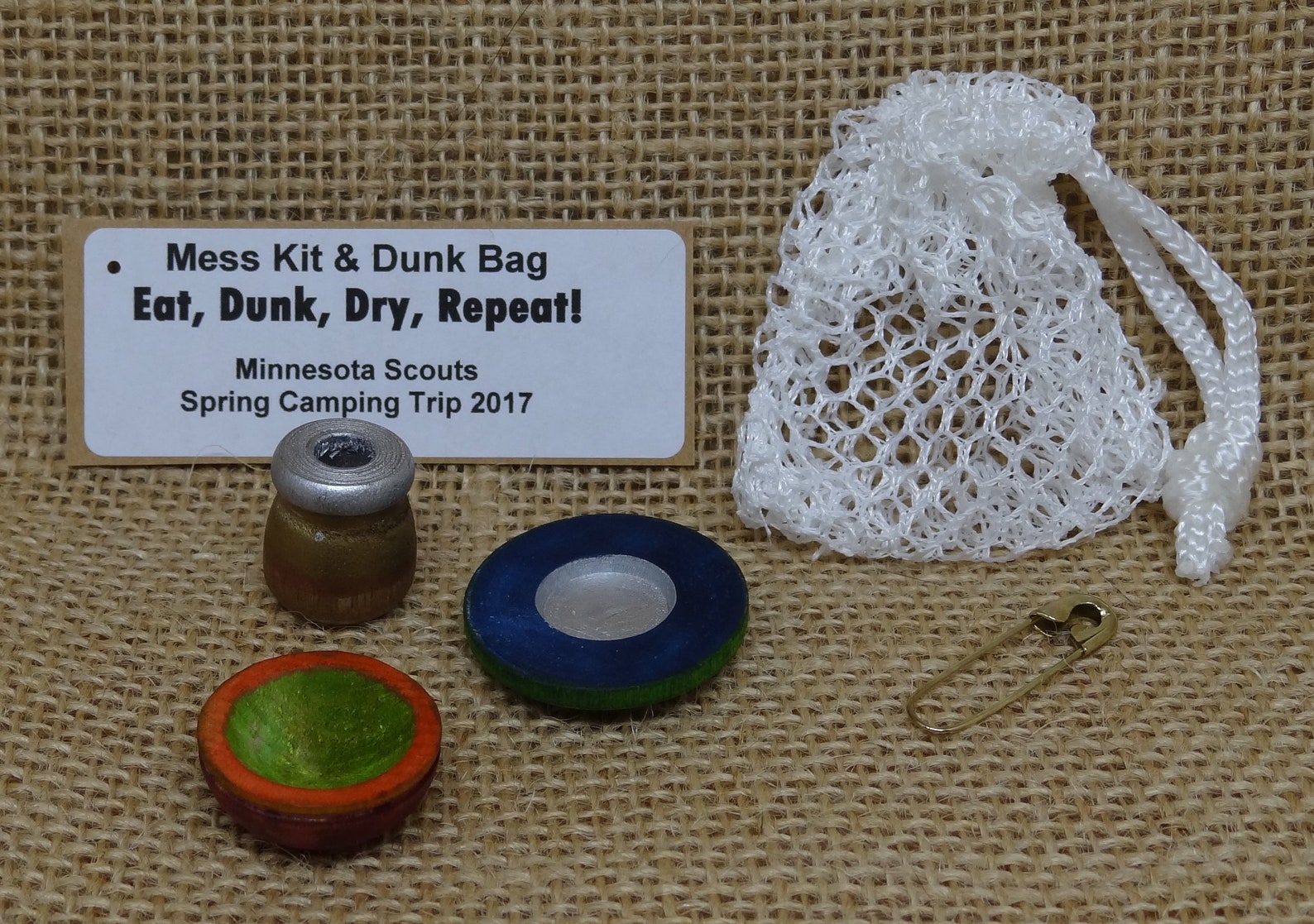 Set of Ten 10 Dunk Bag and Mess Kit Scout SWAP or Craft Kits Etsy Canada