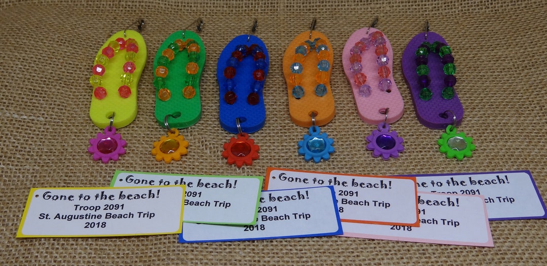 Set of Six (6) Scout Flip Flop SWAP or Craft Kits - Etsy
