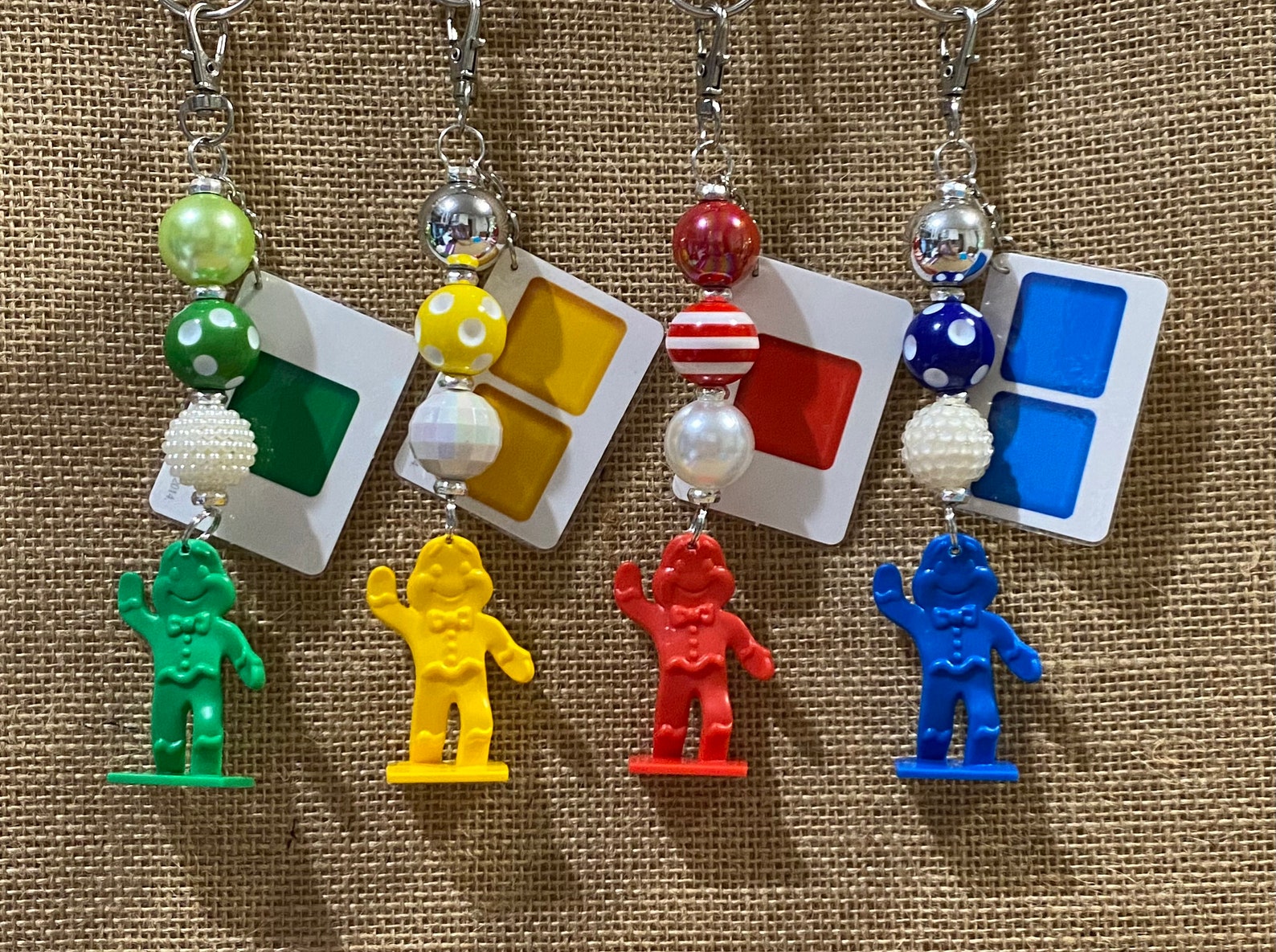 Candyland Characters Game Pieces Cards Keychain Backpack Clip Etsy