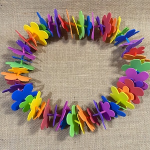 Hawaiian Luau Lei Leis Pool Beach Birthday Party Favors Kids Craft Kits