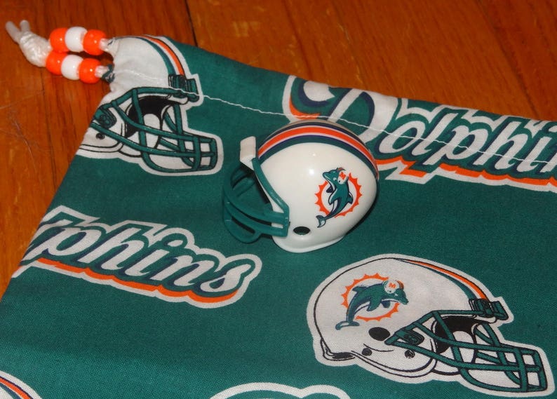 Miami Dolphins Party Favor or Gift Bag Etsy