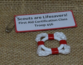 Set of Ten (10) Scouts are Lifesavers! SWAP or Craft Kits