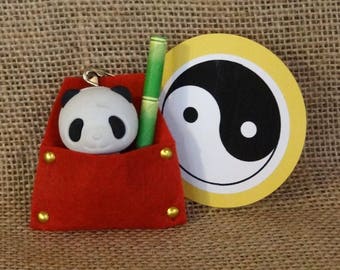 Set of Ten (10) CHINA Chinese Giant Panda Bamboo Yin and Yang Scout SWAP or Craft Kits