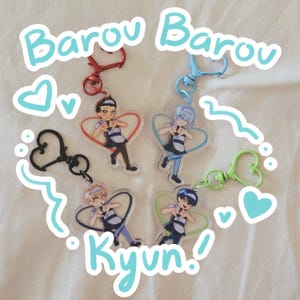 Blue Lock Maid Acrylic Keychains