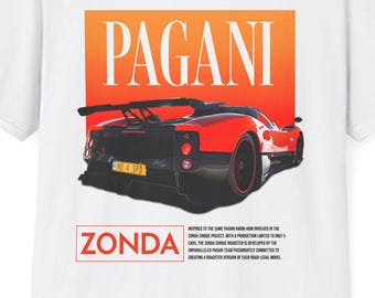 Orange Roadster T-Shirt | Supercar Car Racing Tee