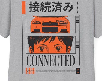 JDM Skyline GTR Art T-Shirt, Anime Japanese Car Tee