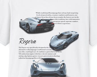 Koenigsegg Regera T-Shirt | Supercar Logo Tee