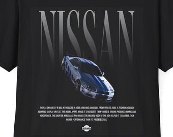 Nissan Skyline GTR Graphic T-Shirt, JDM Car Tee