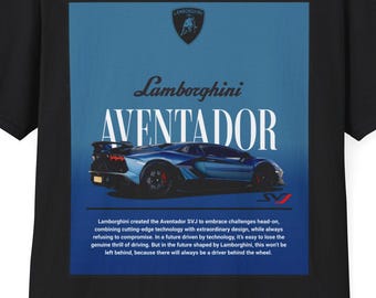 Lamborghini Aventador SVJ T-Shirt, Supercar Tee, Car Enthusiast Gift