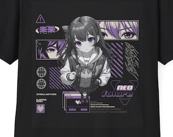 Anime Graphic T-Shirt, Japanese Manga, Otaku Tee