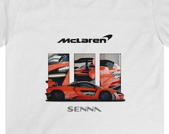 McLaren Senna Supercar Racing Kids Tee | Car Graphic T-Shirt