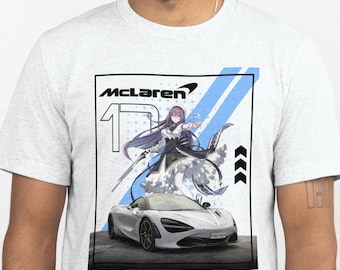 McLaren 720S Anime Girl T-Shirt | Supercar Racing Tee