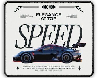 Car Gaming Mouse Pad - Racing Gamer Desk Mat for Video Game Enthusiasts, Extra Large Extended Mousepad, Computer Accessories, Non-Slip