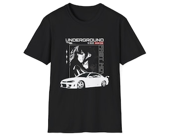 JDM Streetwear Car T-Shirt | Dark Color Automotive Graphic