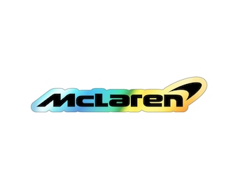 Holographic McLaren logo Stickers