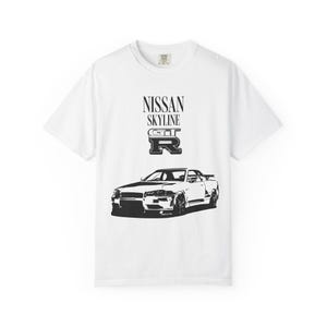 Nissan Skyline GTR T-Shirt, JDM Racing Tee, Car Enthusiast Top,