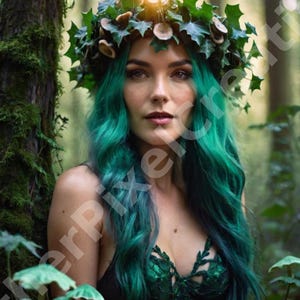 Mystical Female Portraits – 30 Printable Fantasy Wall Art Prints – Digital Download by AetherPixelCreations (Includes two bonus prints!)
