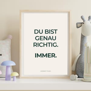 Póster digital «Tienes toda la razón. Siempre». Decoración infantil | Impresión tipográfica A2, A3, A4 | Descarga instantánea en PDF