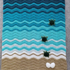 Baby Sea Turtle baby blanket