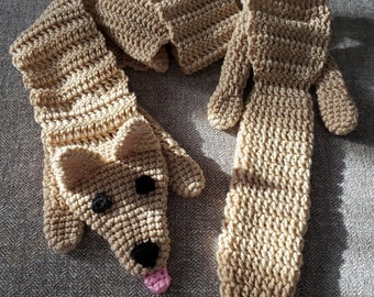 Dog scarf - crochet