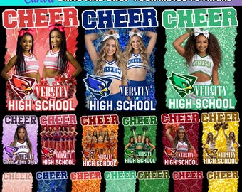 Cheerleading Canva Template, Senior Night Banner, Sport Photography (Digital Download)
