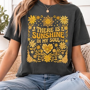 Pepper vintage style sunshine quote Comfort Colors shirt
