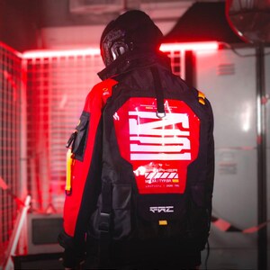 Techwear Jacket, Cybernetic Series Jacket - Cyberpunk jacket, Cyber street Jacket, Varsity Jacket, Men Woman Cosplay Jacket