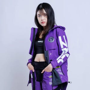 Techwear Jacket, Cybernetic Series Jacket - Cyberpunk jacket, Cyber street Jacket, Varsity Jacket, Men Woman Cosplay Jacket