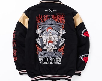 Limited Edition Embroidered Anime Bomber Jacket: One Piece Sukajan