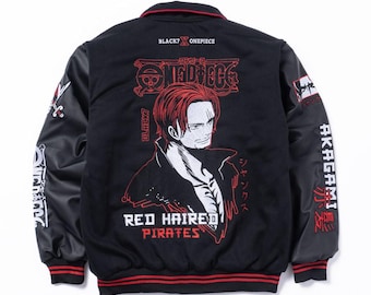 Limited Edition Embroidered Anime Bomber Jacket: One Piece Sukajan