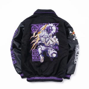 Broderad animebomberjacka i begränsad upplaga: One Piece Sukajan