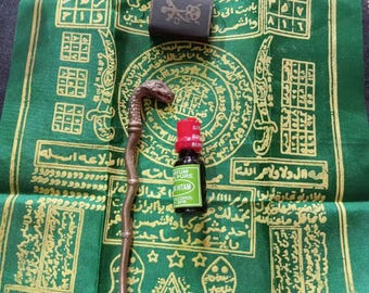 Spiritual Khodam Package, gada kuningan, Protection, Charm, Wealth Attraction, Jimat