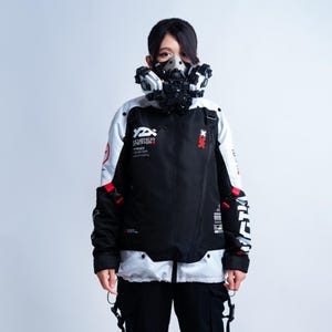 Techwear Jacket, Cybernetic Series Jacket - Cyberpunk jacket, Cyber street Jacket, Varsity Jacket, Men Woman Cosplay Jacket
