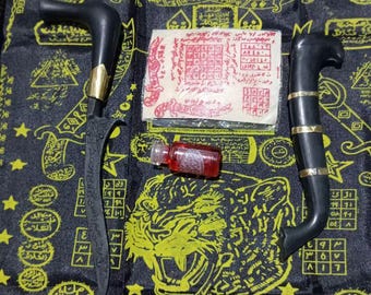 Spiritual Khodam Package, gada kuningan, Protection, Charm, Wealth Attraction, Jimat