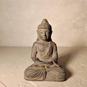 Statue de Bouddha de méditation de 15 cm de haut, affichage, décoration de salle de yoga, cadeau spirituel