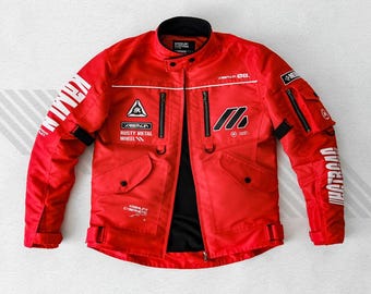 KRMLN Techwear Cybernetic Series Biker Jacket -METACRUSH- Cyberpunk Jacket