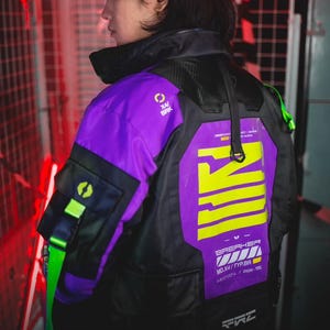 Techwear Jacket, Cybernetic Series Jacket - Cyberpunk jacket, Cyber street Jacket, Varsity Jacket, Men Woman Cosplay Jacket