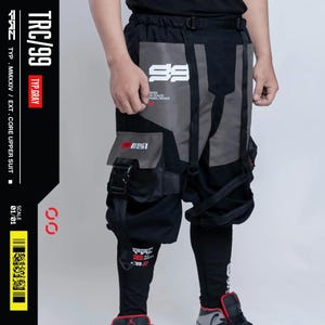 Pantalones Cargo TRC Pantalones Techwear Múltiples para Hombre, Pantalones Jogger Pantalones Tácticos