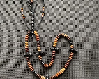 Tasbih Tijani Prayer Beads, 10 Lucky Wood Types, Sufi Rosary