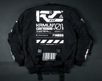 Cyberpunk Techwear Jacket – Waterproof Windproof Cosplay Coat