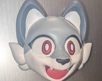 Ímã de cabeça 3D Fursona personalizado, ímã de geladeira MAIS MODELOS e Expressões em breve
