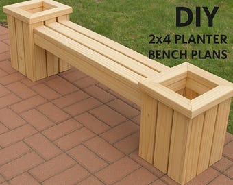 DIY Planter Bench Plans – Digital Download