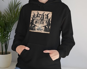 Witchy Pullover Hoodie: Gothic Witchcore Sweatshirt, Spooky Gift