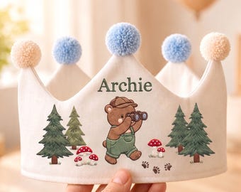 Baby Crown Embroidered