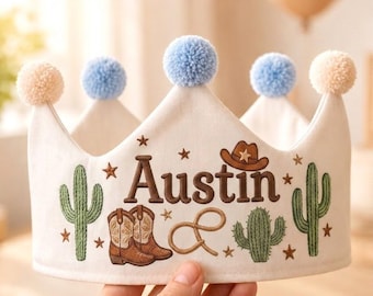 Baby Crown Embroidered