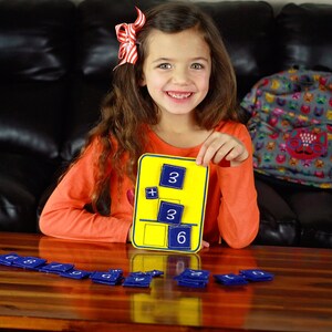 Felt math activity set for teaching addition, subtraction, multiplication, and division in the classroom or at home