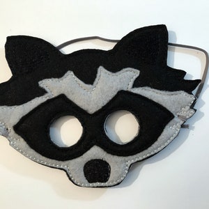 Pretend play felt raccoon mask for kids